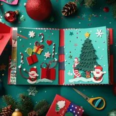 Lapbook Christmas: Kreatywne zajęcia świąteczne dla dzieci