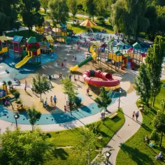 Błonie park Bajka: Rodzinne atrakcje na świeżym powietrzu